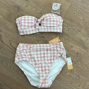NWT pink bikini set, size small